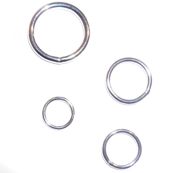 Runde Ringe geschweißt in Premium Qualität, extra stark 25 x 4,0mm